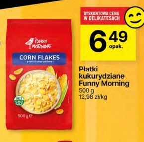 Płatki kukurydziane Funny Morning niska cena