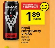 Napój energetyczny V-max