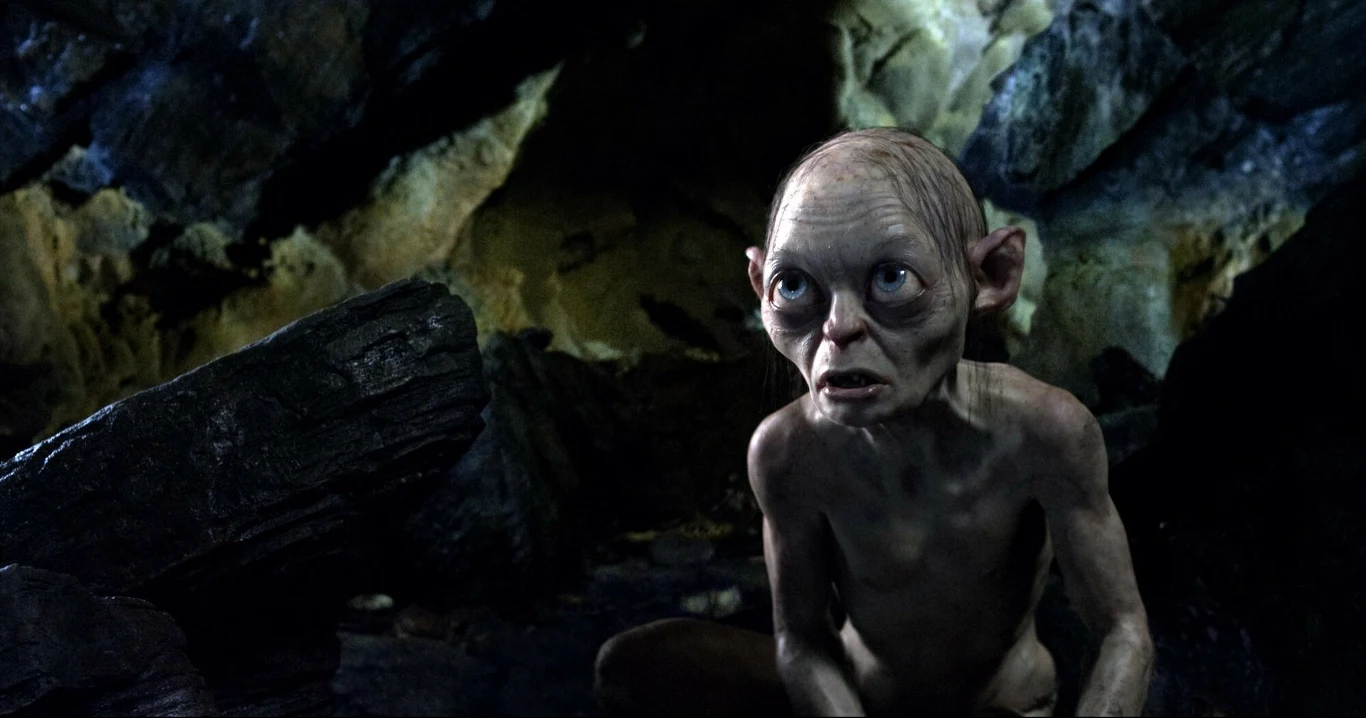 Andy Serkis w roli Golluma z "Władcy Pierścieni"