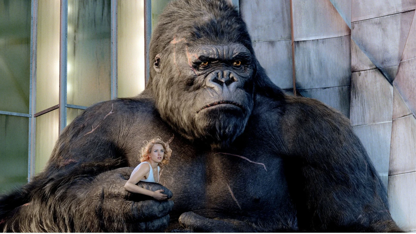 Andy Serkis jako King Kong w 2005 roku