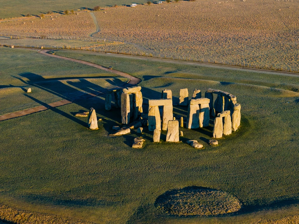 Stonehenge w hrabstwie Wiltshire w Anglii Stonehenge w hrabstwie Wiltshire w Anglii
