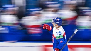 Słowacy często mieli okazję do fetowania gola
