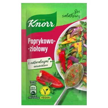 Knorr Sos sałatkowy paprykowo ziołowy 9 g - 0