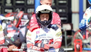 Dimitri Berge w barwach Wilków Krosno.