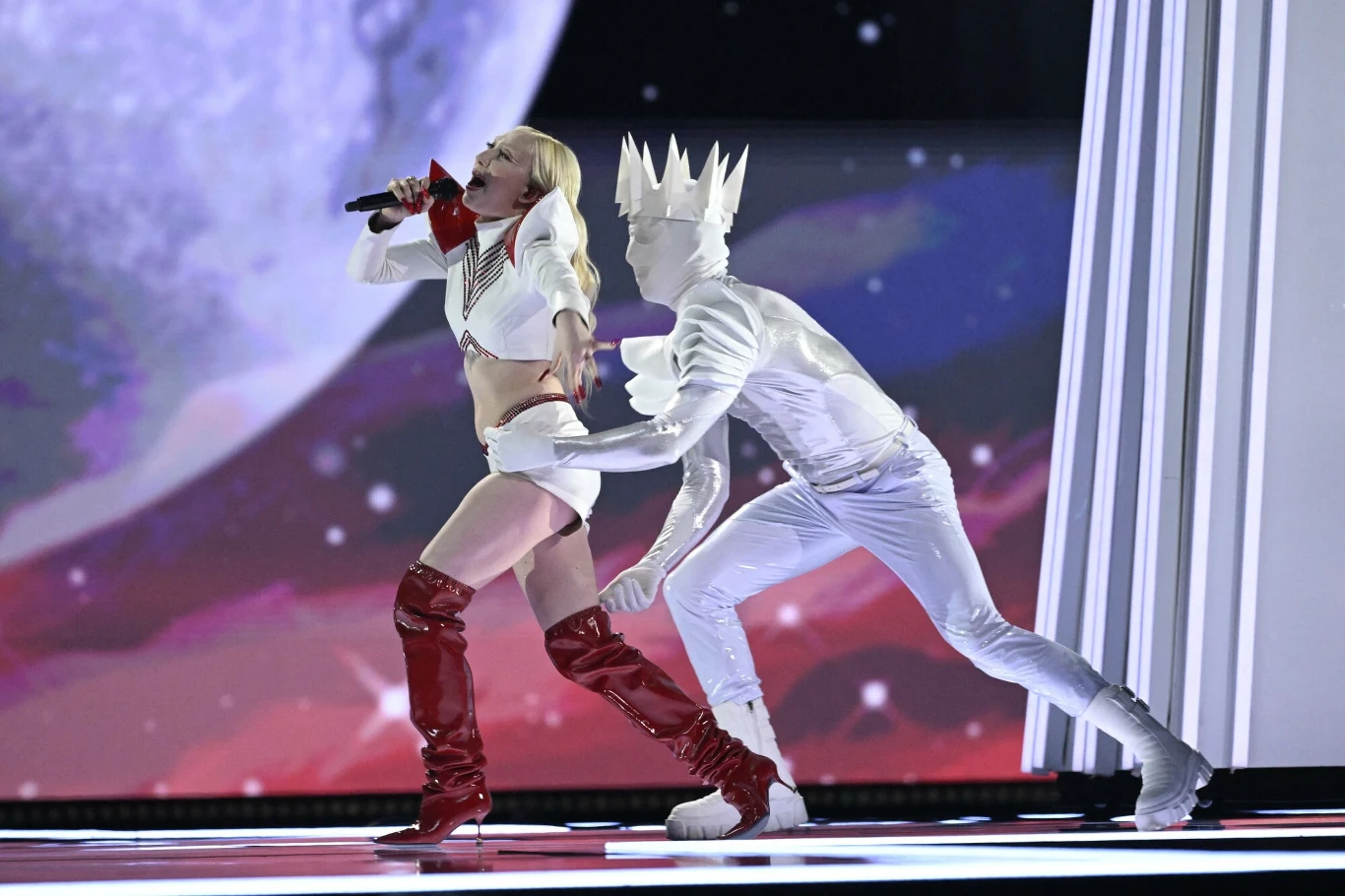 Luna podczas półfinału Eurowizji 2024 Luna podczas półfinału Eurowizji 2024