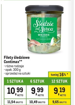 Filety śledziowe Contimax niska cena