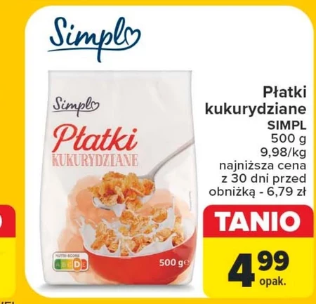 Płatki kukurydziane Simpl