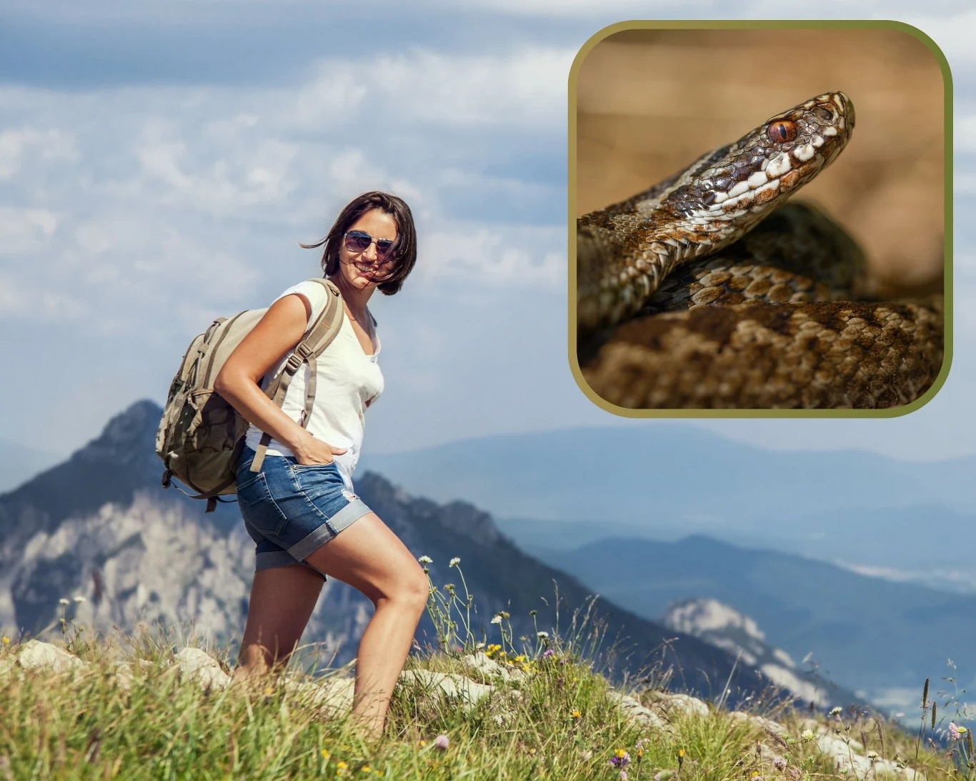 W górach trzeba uważnie patrzeć pod nogi również z uwagi na możliwe spotkanie ze żmiją zygzakowatą. Jak się zachować, gdy ją zauważymy? W górach trzeba uważnie patrzeć pod nogi również z uwagi na możliwe spotkanie ze żmiją zygzakowatą. Jak się zachować, gdy ją zauważymy?