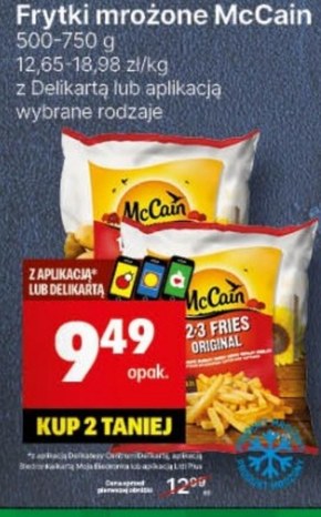 McCain 1.2.3 Fries Original Frytki 750 g niska cena