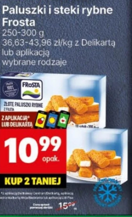 FRoSTA Paluszki rybne bezglutenowe 300 g