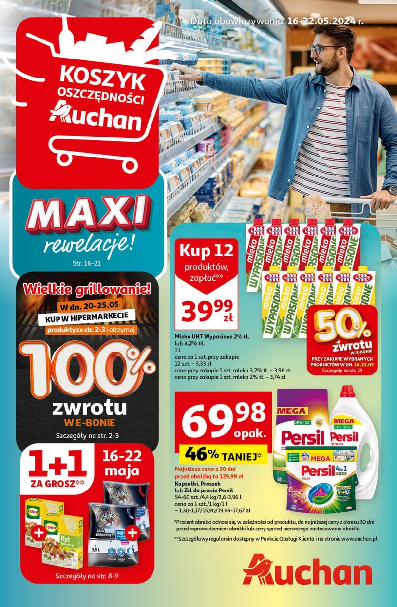 Gazetka promocyjna Auchan Hipermarket - ważna od 16. 05. 2024 do 22. 05. 2024