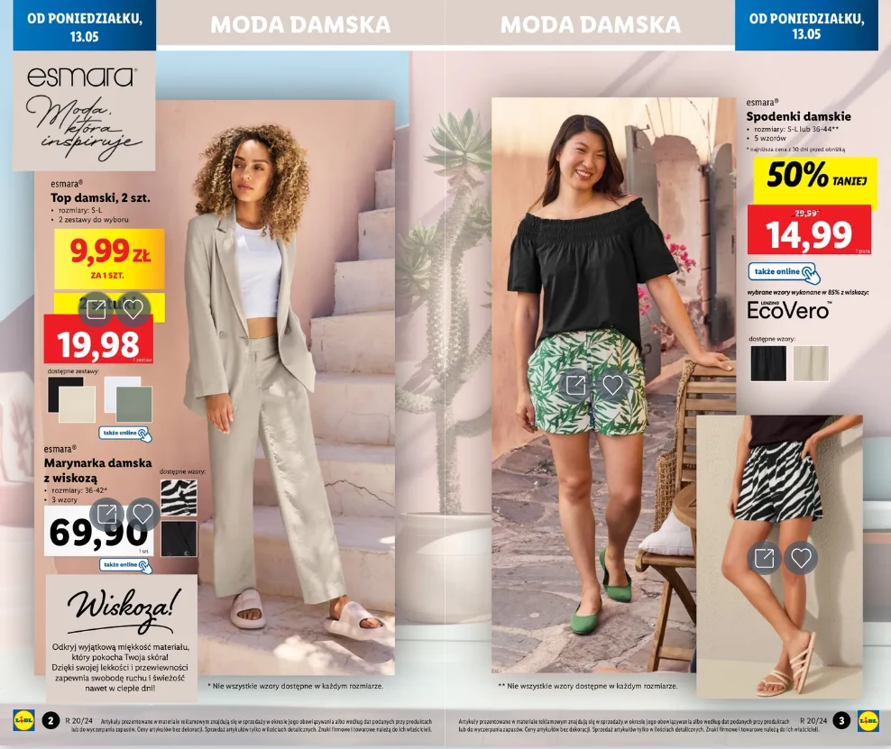 Modowe perełki dla pań w Lidlu! 