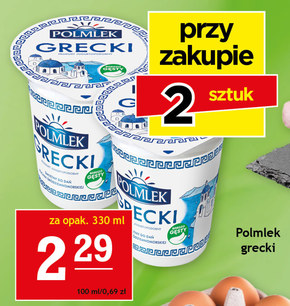 Polmlek Produkt jogurtopodobny grecki 330 g niska cena