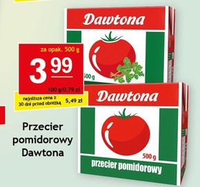 Dawtona Przecier pomidorowy 500 g niska cena