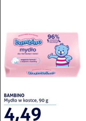 Bambino Mydło z lanoliną dla dzieci 90 g niska cena