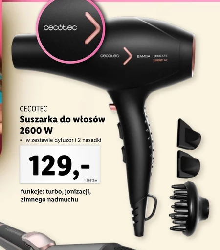 Suszarka do włosów Cocotec