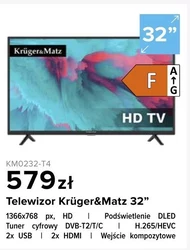 Телевізор Krüger&Matz