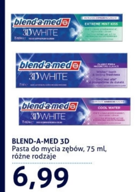 Blend-A-Med 3D White Pasta Do Zębów 75ml