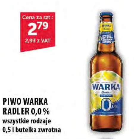 Warka Radler Piwo bezalkoholowe mango z pomarańczą 500 ml