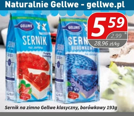 Gellwe Sernik na zimno mieszanka do domowego przygotowania 193 g
