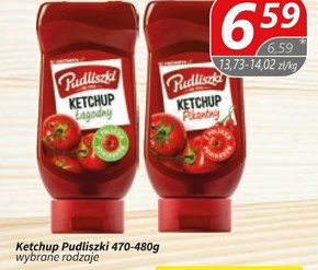 Pudliszki Ketchup łagodny 480 g niska cena