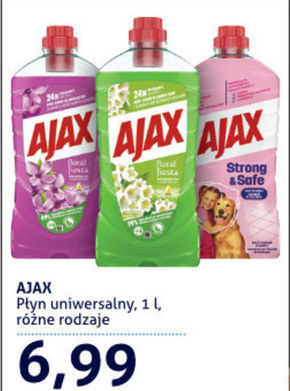 Ajax Floral Fiesta Konwalie płyn uniwersalny 1l niska cena