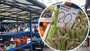 Na krakowskim Kleparzu ceny zadziwiają. Sprawdziliśmy, ile kosztują truskawki, czereśnie i bób 