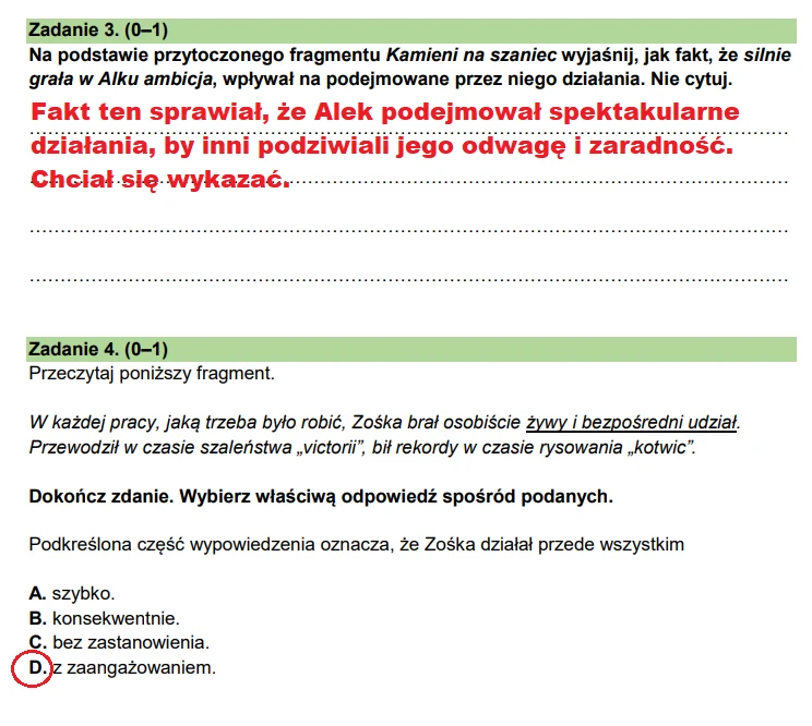 Egzamin ósmoklasisty 2024: Język polski. Arkusz CKE i odpowiedzi - strona 6 Egzamin ósmoklasisty 2024: Język polski. Arkusz CKE i odpowiedzi - strona 6