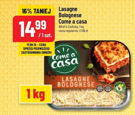 Come a Casa Lasagne Bolognese 1 kg