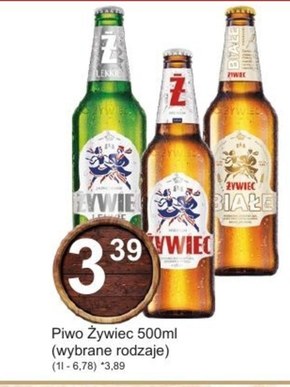 Żywiec Piwo jasne 500 ml niska cena