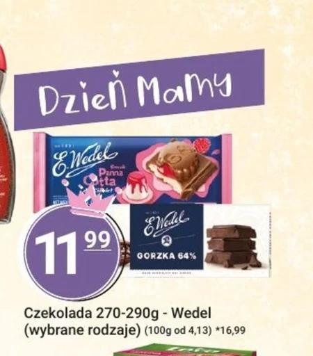 E. Wedel Czekolada mleczna o smaku panna cotta 287 g