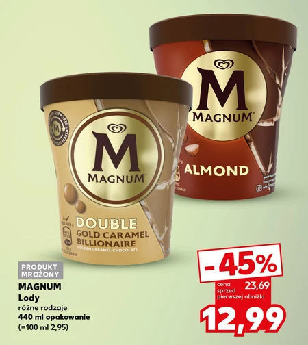 Magnum Double Gold Caramel Billionaire Lody 440 ml