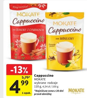 Cappuccino Mokate niska cena