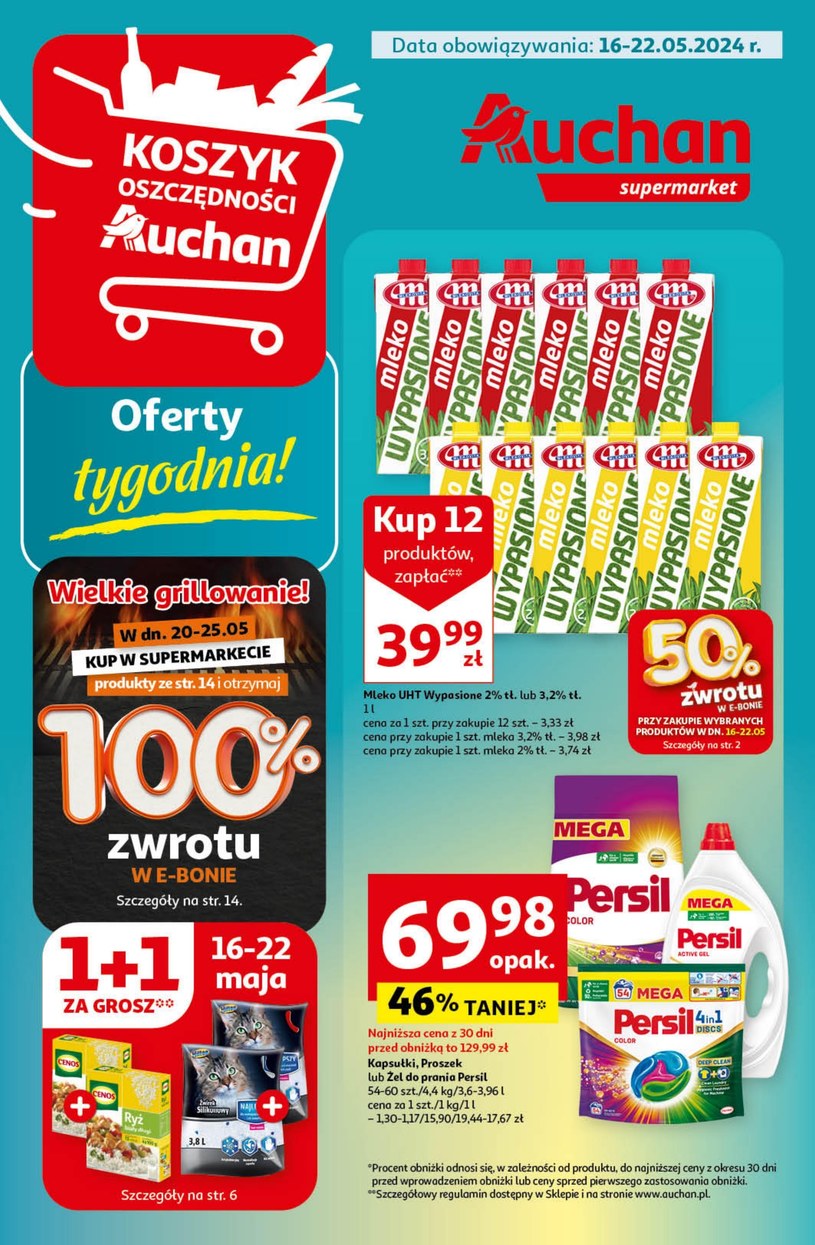 Gazetka promocyjna Auchan Supermarket - wygasła 3 dni temu