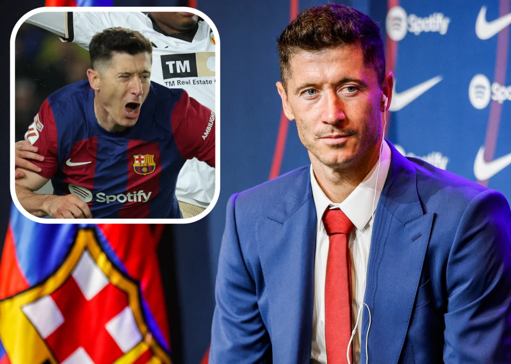 Robert Lewandowski - napastnik FC Barcelona i kapitan reprezentacji Polski Robert Lewandowski - napastnik FC Barcelona i kapitan reprezentacji Polski
