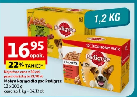 Pedigree Vital Protection Karma pełnoporcjowa w galaretce 1,2 kg (12 x 100 g)
