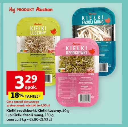 Kiełki fasoli Auchan