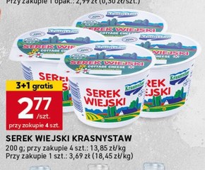 Krasnystaw Serek wiejski 200 g niska cena