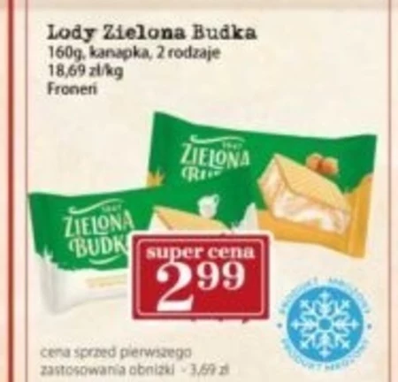 Zielona Budka Lody słony karmel ze śmietanką 160 ml