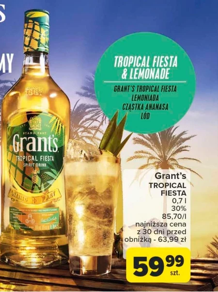 Grant's Tropical Fiesta Blended Scotch Whisky 700 ml