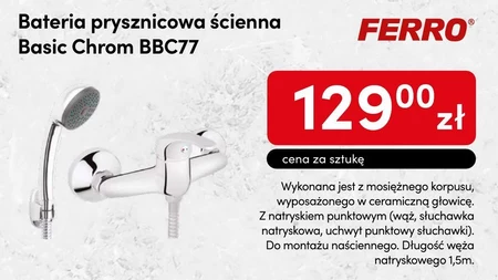 Bateria prysznicowa Ferro