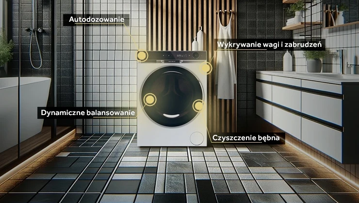 Pralka Haier X11 HW100-BD14397 to prawdziwa królowa świeżości