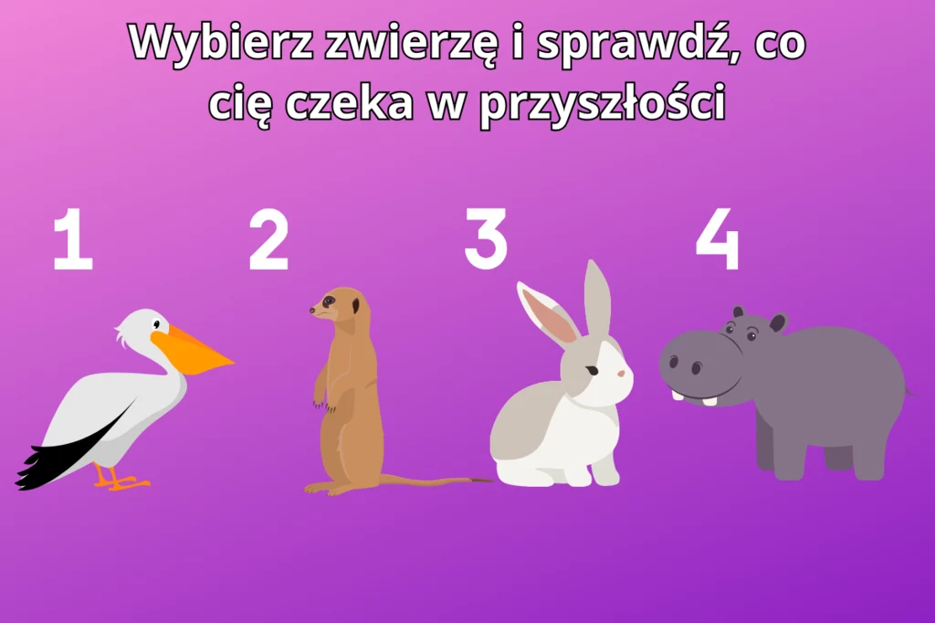 Nie myśl zbyt długo nad odpowiedzią i zaufaj swojej intuicji. Ona cię pokieruje!