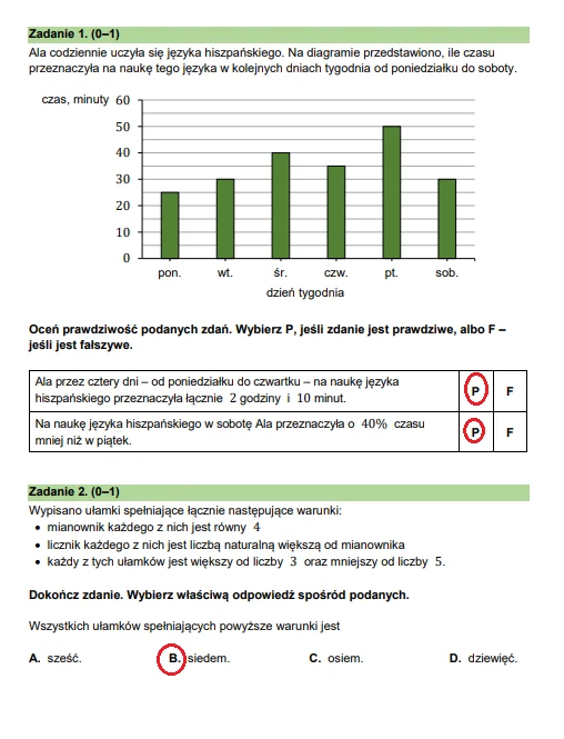 Egzamin ósmoklasisty 2024: Matematyka. Arkusz CKE i odpowiedzi - strona 4 Egzamin ósmoklasisty 2024: Matematyka. Arkusz CKE i odpowiedzi - strona 4