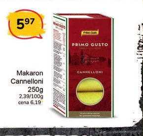 Primo Gusto Makaron cannelloni 250 g niska cena