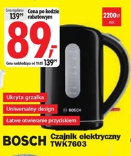 Czajnik elektryczny Bosch