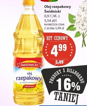 Olej Świdnicki niska cena