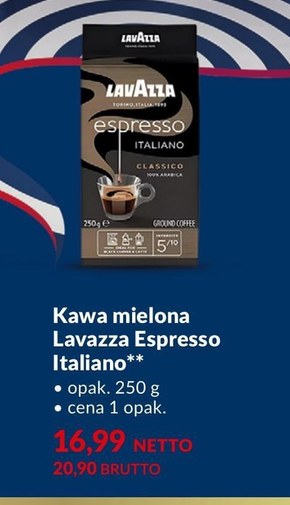 Lavazza Espresso Italiano Classico Kawa mielona 250 g niska cena