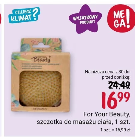 Szczotka do masażu For Your Beauty
