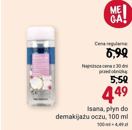 Płyn do demakijażu Isana